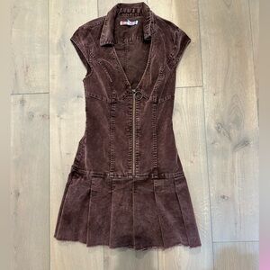 Urban outfitters brown mini dress